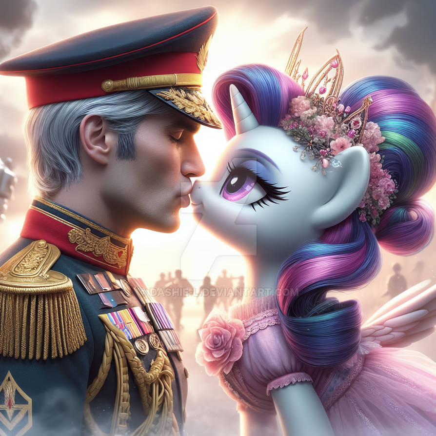 Human Prince Human prince kisses pony princess (Adoptable) by dashie-l on DeviantArt