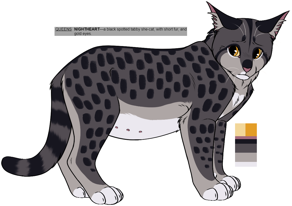 Warriors Clan Generator Challenge Nightheart by Benniwolf on DeviantArt