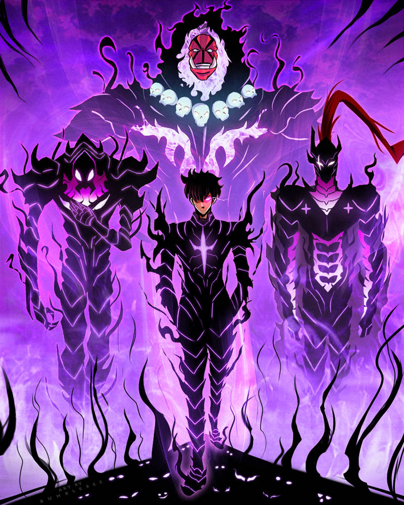 Sung Jinwoo Shadow Monarch King of the Dead by BEE490 on DeviantArt