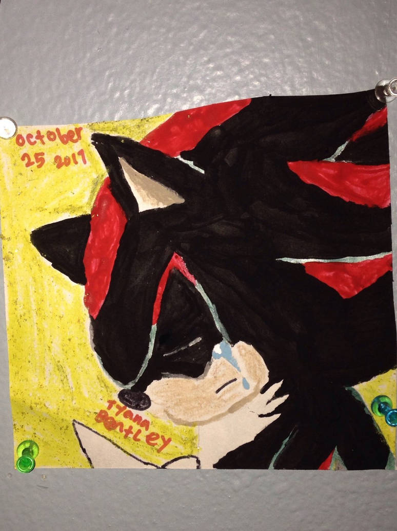 Shadow the hedgehog fan art ( sad Shadow) by shadow45790 on DeviantArt