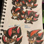 Shadow the hedgehog doodles ( finished)