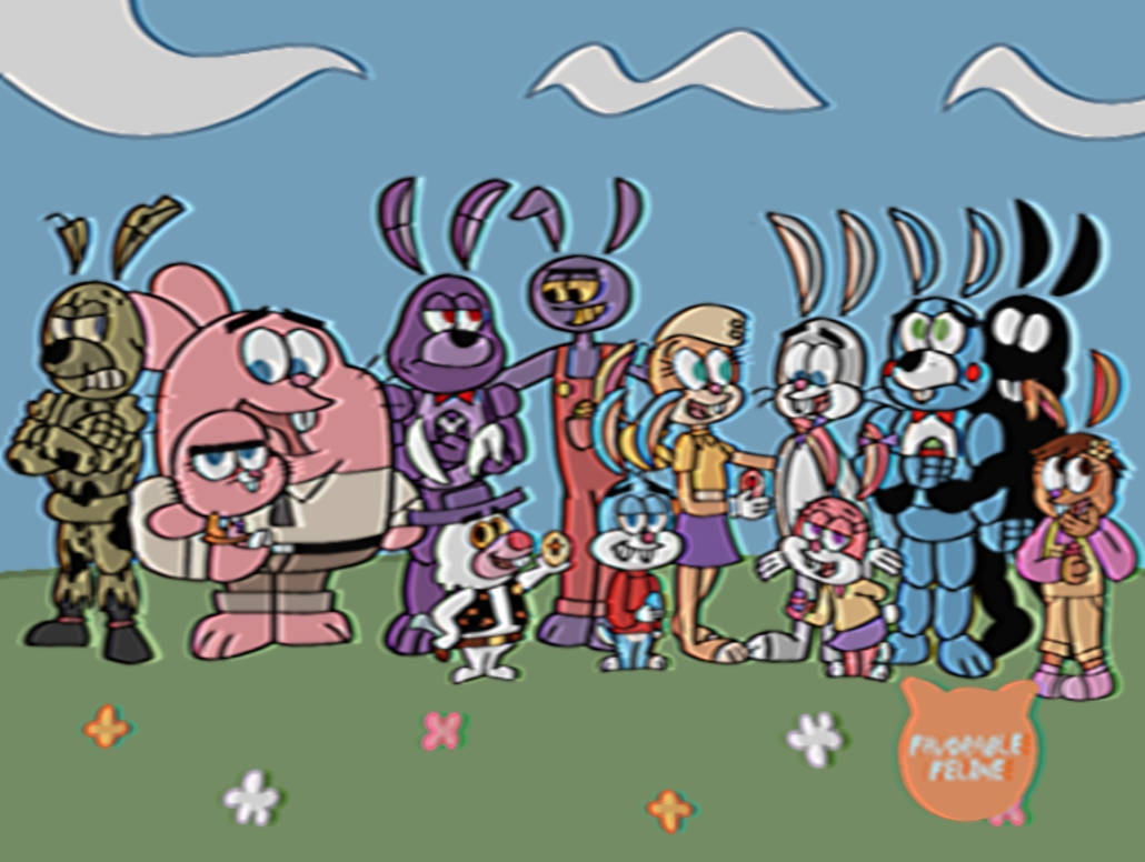 Easter bunnies! by FavorableFeline on DeviantArt