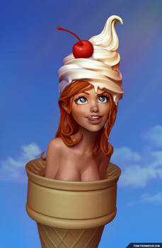 Ice Cream Girl sculpt