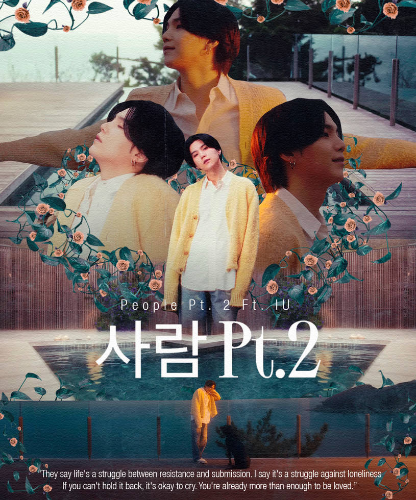 +AGUST D PEOPLE PT. 2 MV POSTER by theblueside on DeviantArt