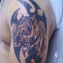 Tiger with tribal