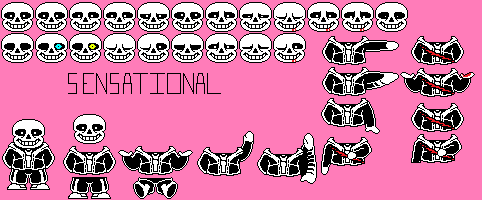 Undertale] Sans Battle Spritesheet by GrabThatBread on DeviantArt