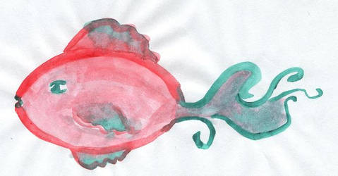 watercolour fishy