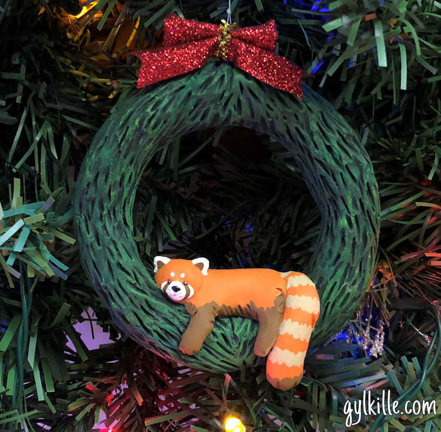 Red Panda Wreath