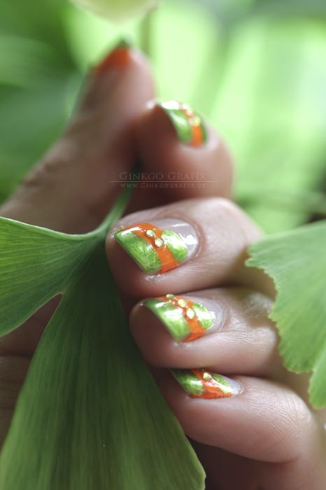 Nail Art: Green Fruit