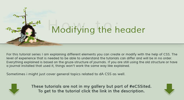 How to: Modifying the header