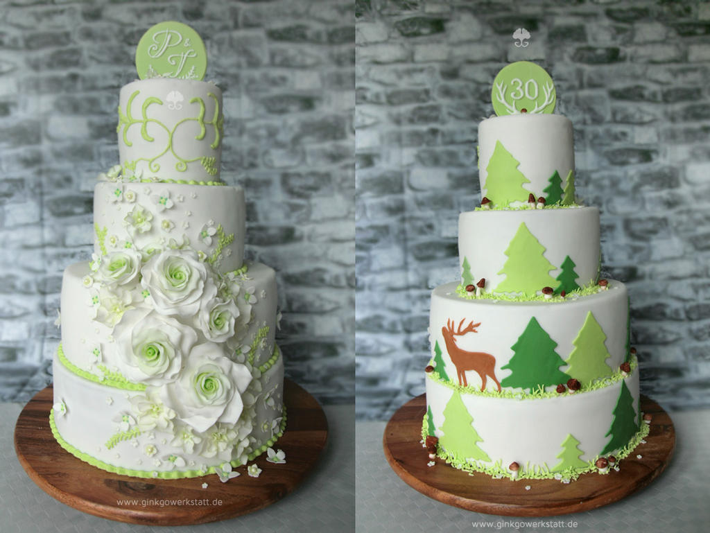 Wedding + Birthday Cake