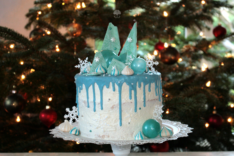 Winter Drip Cake