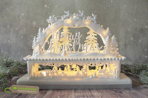 Royal Icing Light Arch 'Merry Christmas'