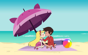 Star and Marco at the beach