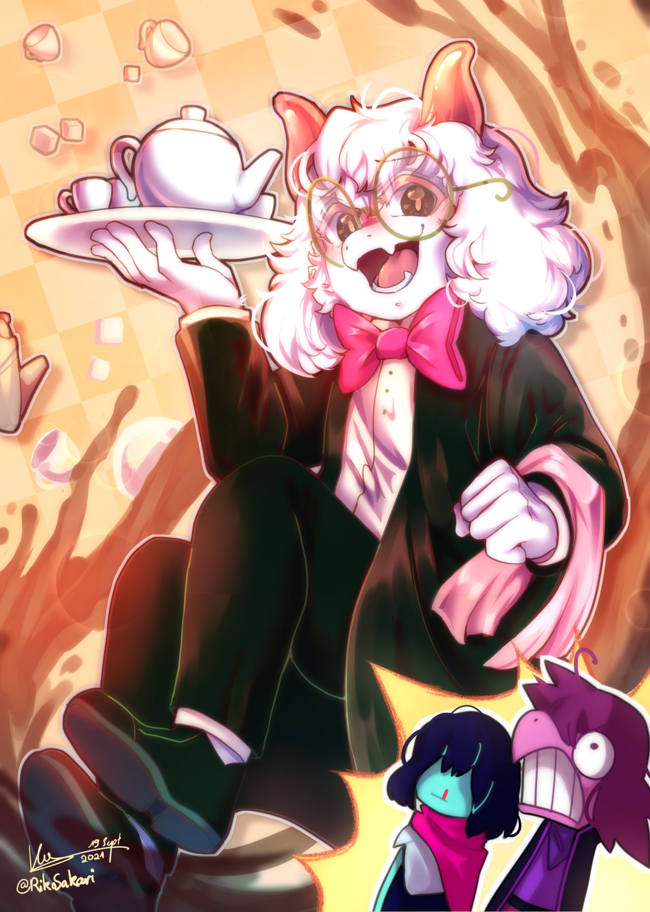 Butler Ralsei by RikoSakari on DeviantArt