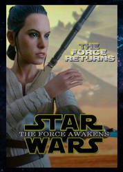 Star Wars: The Force Awakens Rey Poster