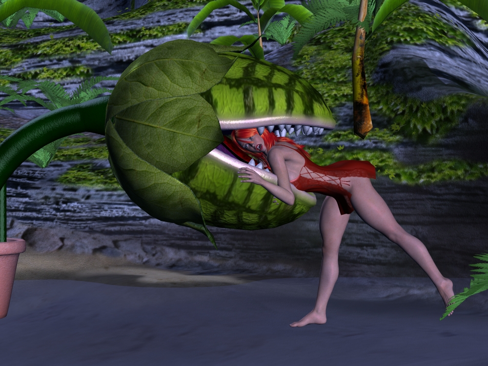 3d anime fucked by plant