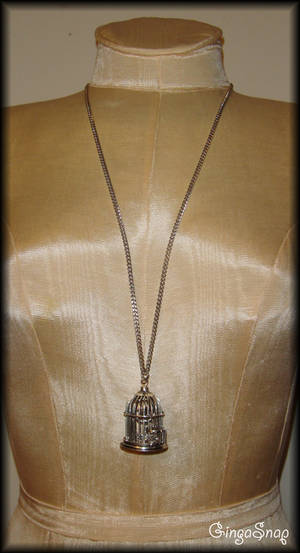 Bird Cage Necklace