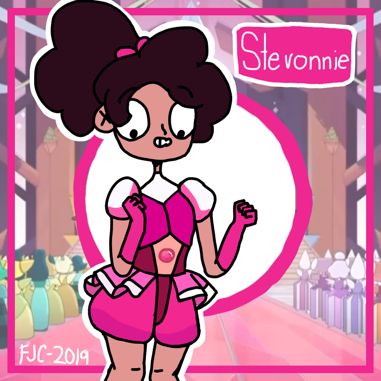 Stevonnie ( Pink Diamond Outfit ) Fanart by CheskaPig18 on DeviantArt