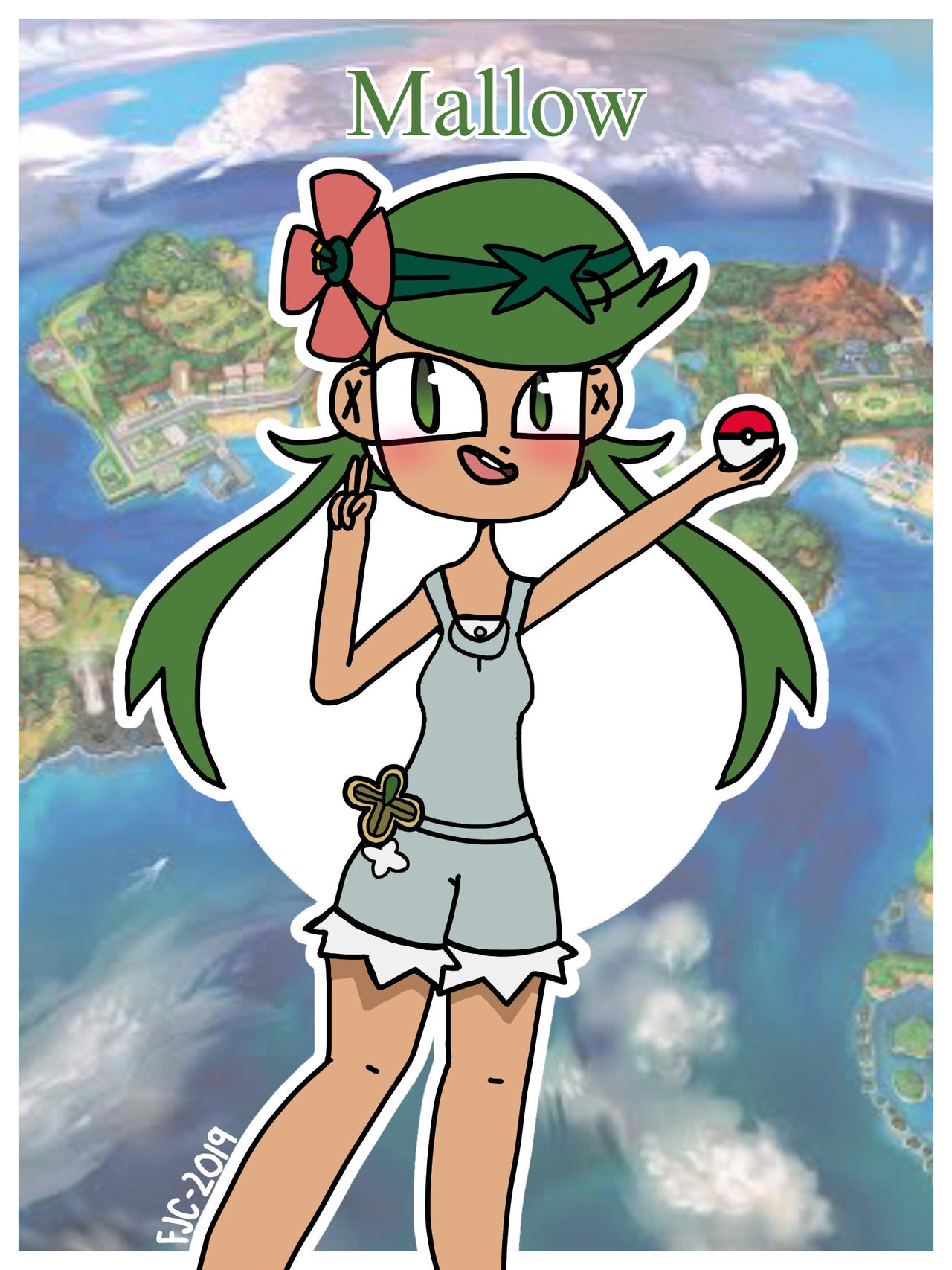 Pokemon Sun and Moon - Mallow Fanart by CheskaPig18 on DeviantArt