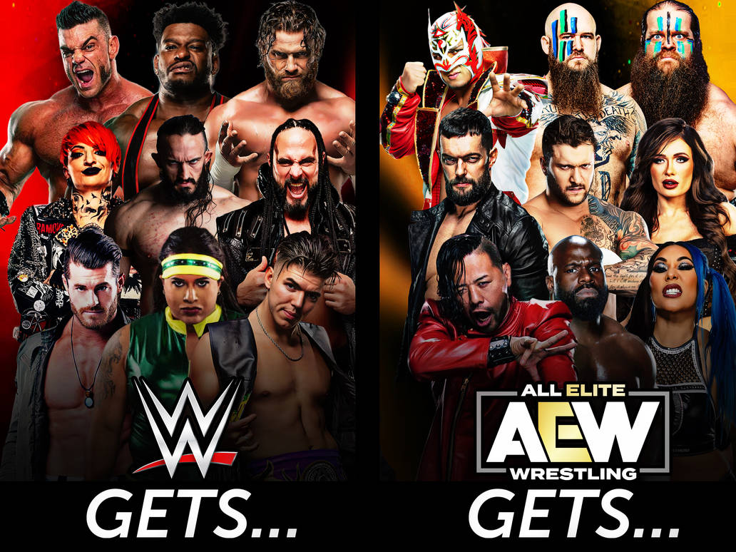 WWE x AEW Trade Concept Poster by WWE2KRenders on DeviantArt