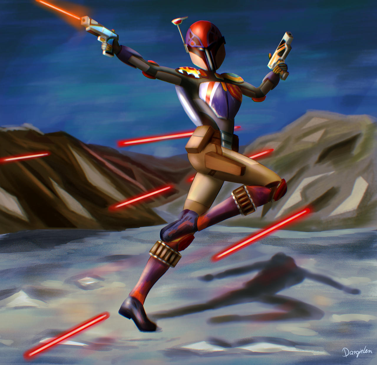 Sabine Robotization Deviantart Sabine Wren 2 by Dargielen on DeviantArt