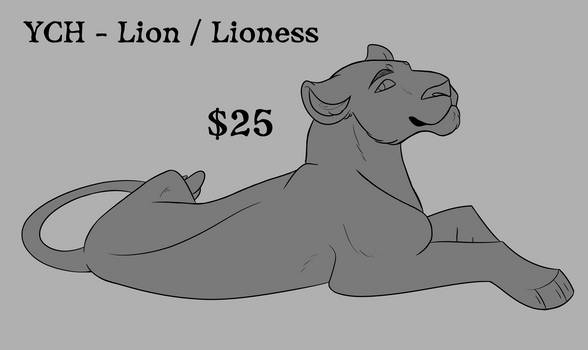 YCH - Lion \ Lioness :OPEN: