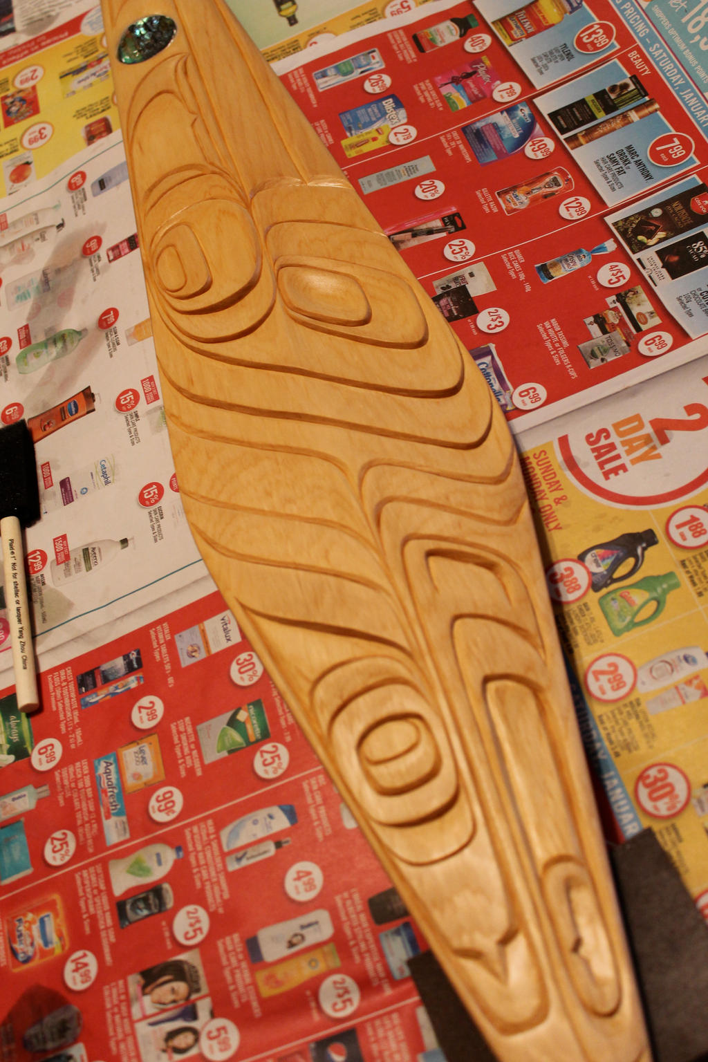 raven shapeshifter paddle by IRONFOREST on DeviantArt