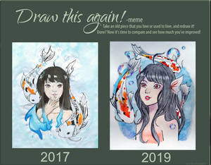 Draw This Again! -Koi Fish Girl