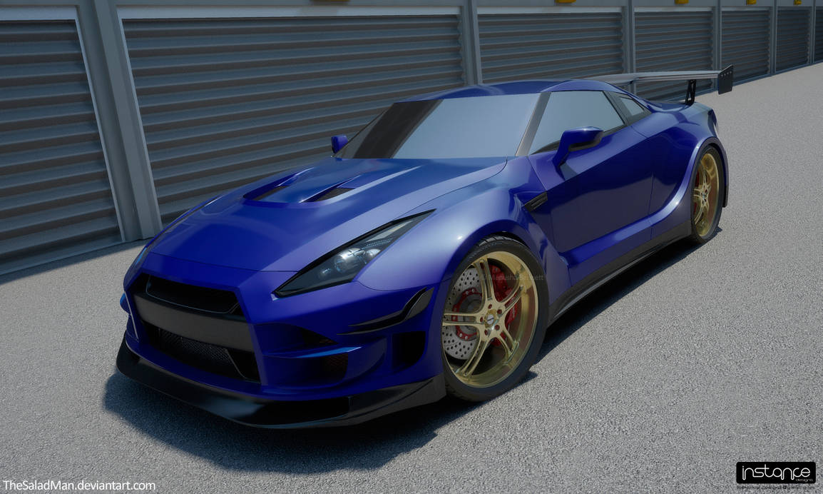 Nissan R35 GT-XR Widebody by TheSaladMan on DeviantArt