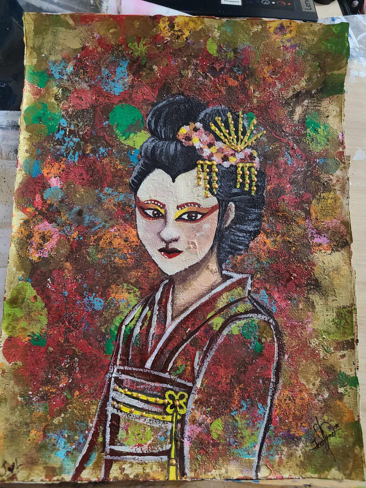 Abstract Geisha by GoticWhiteAngel on DeviantArt