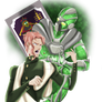 Kakyoin and Hierophant green