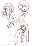 - Suichi and Sasha sketches - by Sakuli