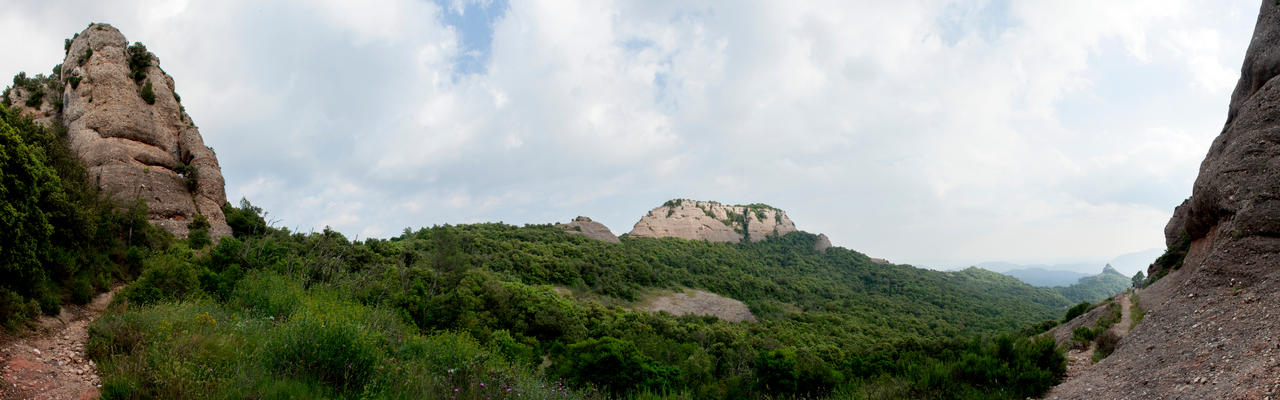 Castellsapera des del Coll de Tres Creus