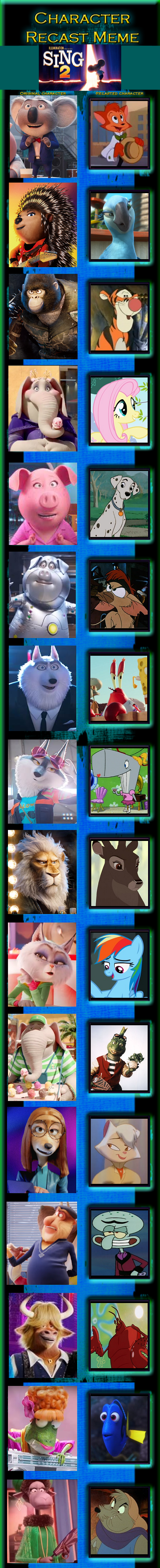 Sing 2 (Elsie1234 Animal Style) Cast Meme by Elsie1234 on DeviantArt Sing 2 (Elsie1234 Animal Style) Cast Meme by Elsie1234 on DeviantArt