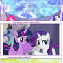 Twilight and Rarity Sent to the Crystal Empire