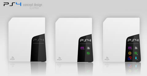PS4 concept design (white)