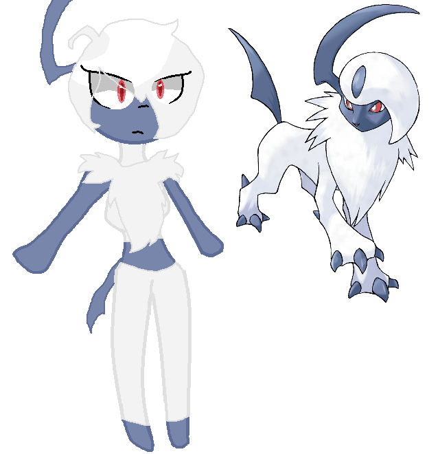 Absol human version by Beathehellcatnew on DeviantArt
