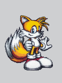 Tails Perler Beads (mini)