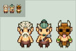 rpg fauns by kevinvanderven
