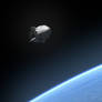 SpaceX Crew Dragon in orbit