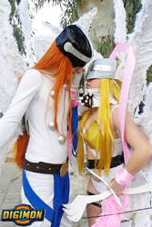 Angemon y Angewomon Cosplay by LeydaCosplay