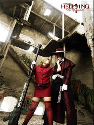 Alucard and Seras Victoria Cosplay