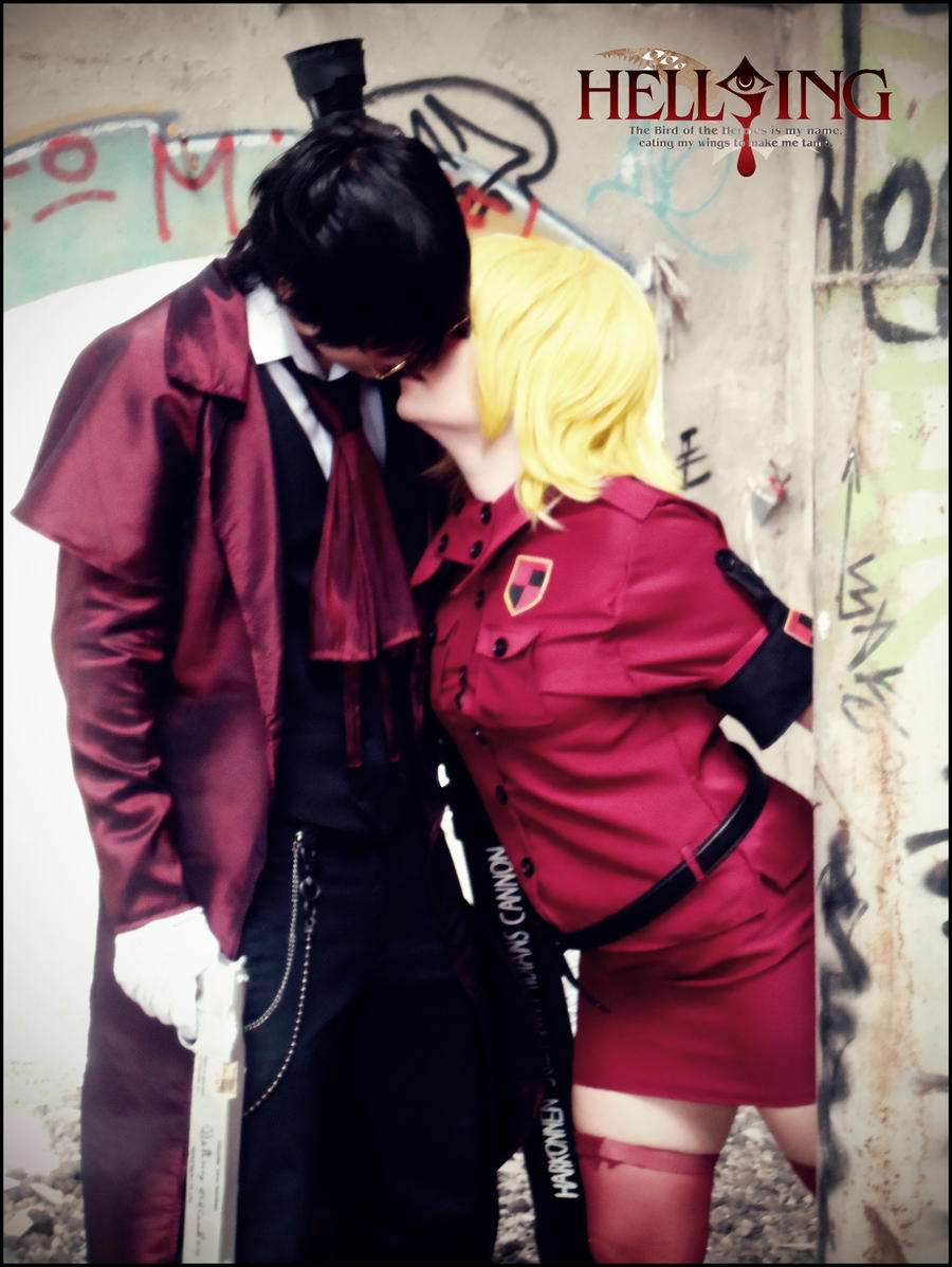 Seras victoria and Alucard kiss