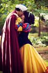 Prince Florian and Snowwhite Kissing