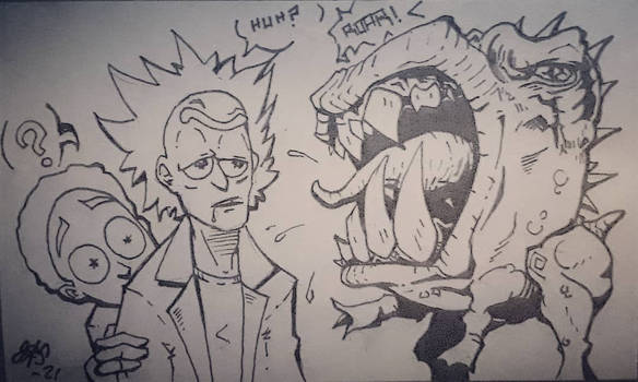 Rick and Morty (insomnia sketch)