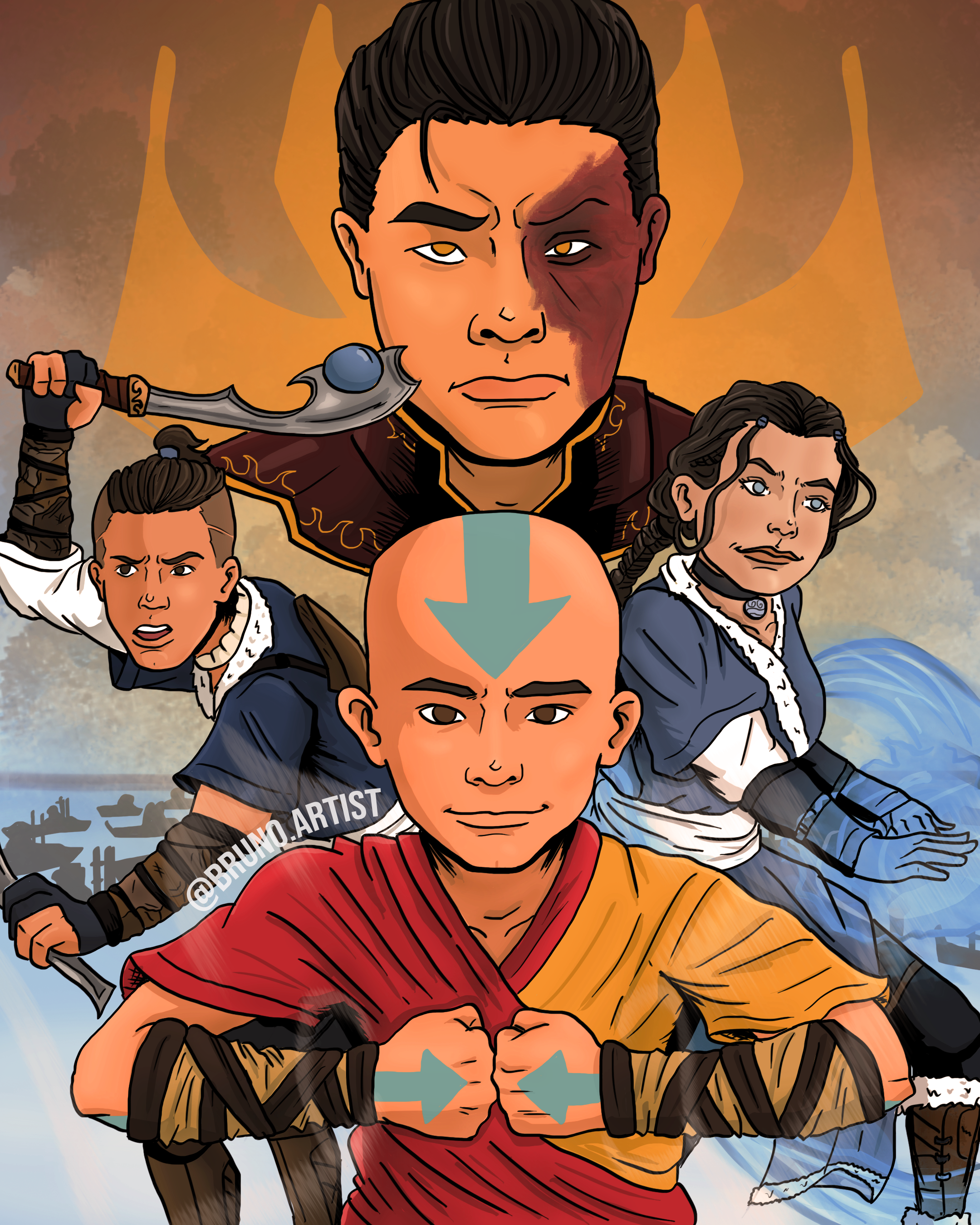 Avatar: The Last Airbender (cast concept) by BrunoArtist1581 on DeviantArt Avatar: The Last Airbender (cast concept) by BrunoArtist1581 on DeviantArt
