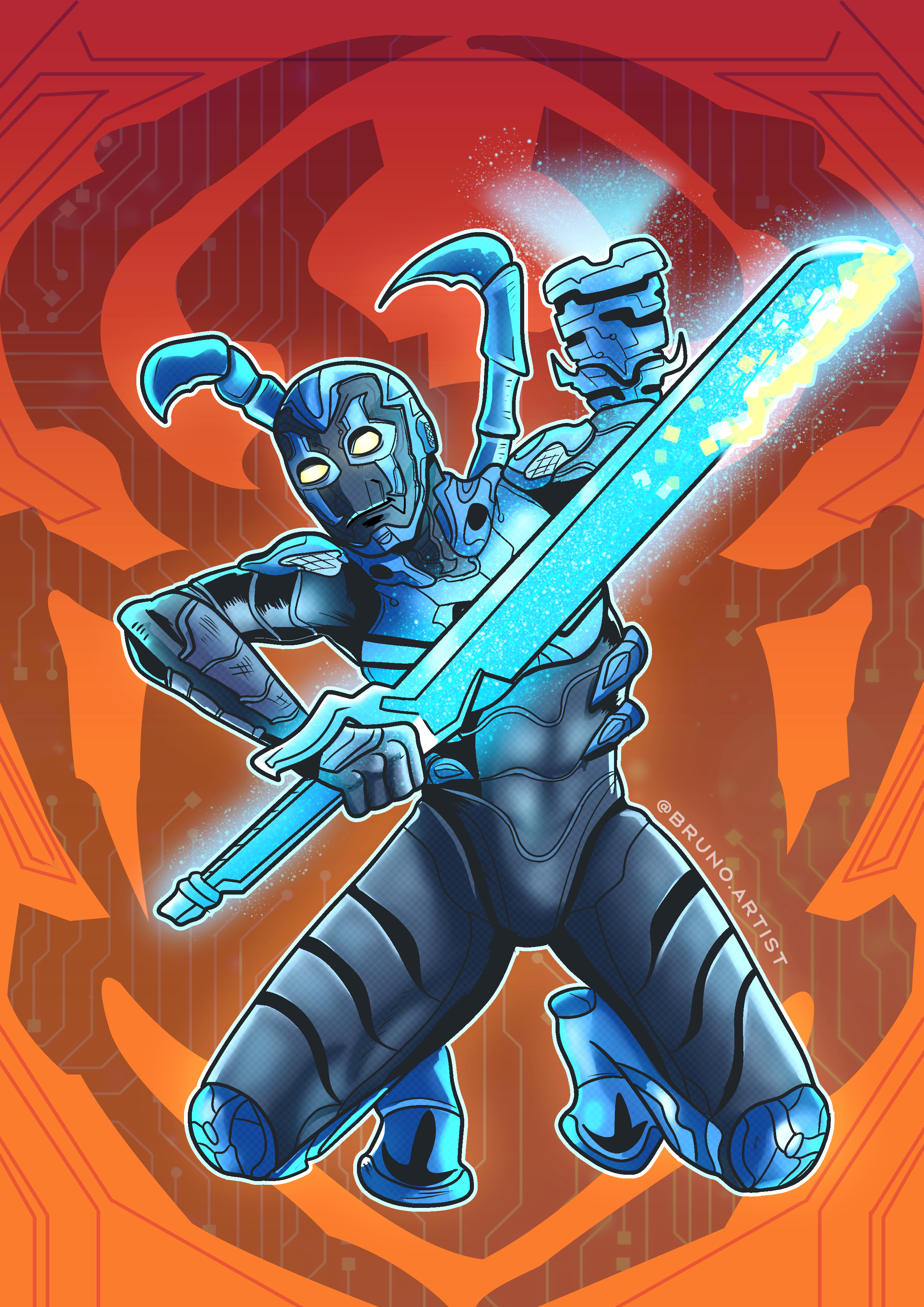 Blue Beetle (2023) by AceCoverDesign on DeviantArt