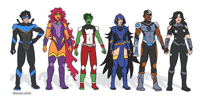 Teen Titans - Redesigns