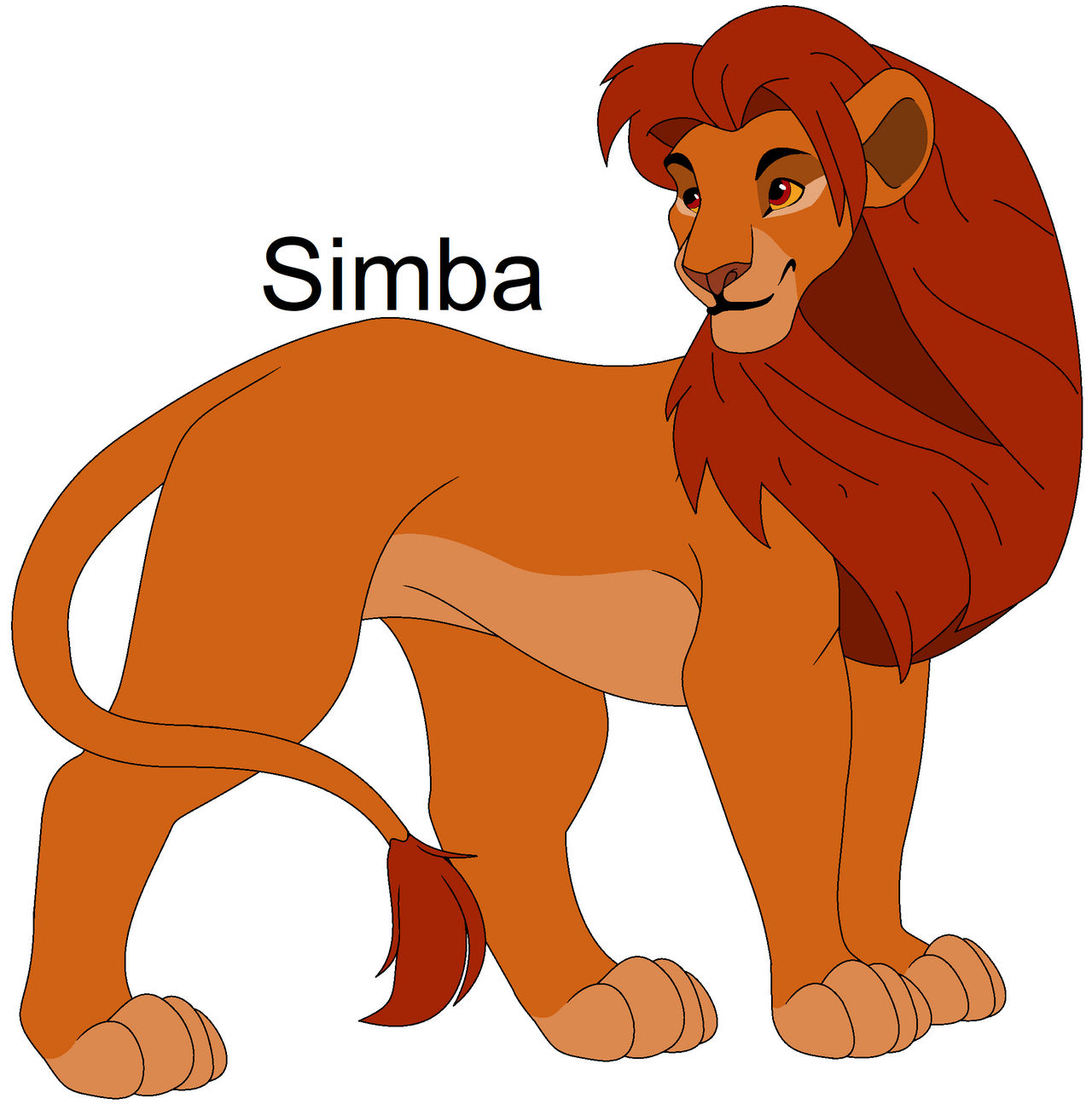 Simba Ref by Immdabeastmassta8 on DeviantArt